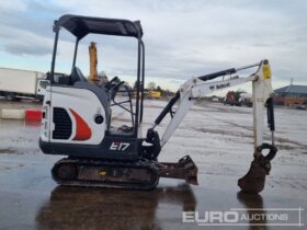 2018 Bobcat E17 Mini Excavators For Auction: Leeds – 22nd, 23rd, 24th & 25th January 25 @ 8:00am full