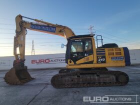 2016 Komatsu PC240LC-10 20 Ton+ Excavators For Auction: Leeds – 22nd, 23rd, 24th & 25th January 25 @ 8:00am full