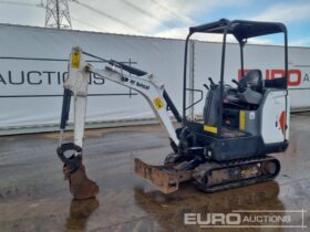 2018 Bobcat E17 Mini Excavators For Auction: Leeds – 22nd, 23rd, 24th & 25th January 25 @ 8:00am