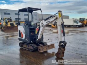 2018 Bobcat E17 Mini Excavators For Auction: Leeds – 22nd, 23rd, 24th & 25th January 25 @ 8:00am full