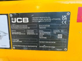 2022 JCB 245 XR Excavator full