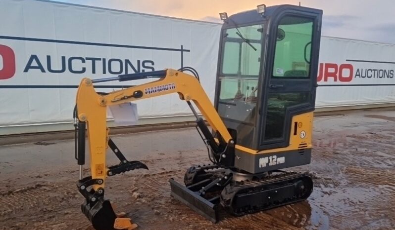 Unused 2024 Mammoth MP12 PRO Micro Excavators For Auction: Dromore – 21st & 22nd February 2025 @ 9:00am For Auction on 2025-02-22