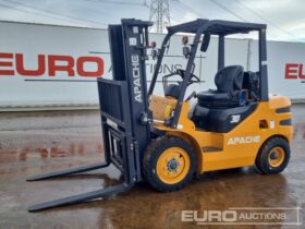 Unused 2024 Apache HH30Z Forklifts For Auction: Leeds – 22nd, 23rd, 24th & 25th January 25 @ 8:00am