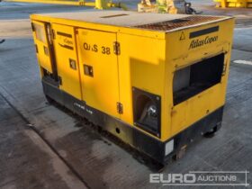 Atlas Copco QAS38 Generators For Auction: Leeds – 22nd, 23rd, 24th & 25th January 25 @ 8:00am