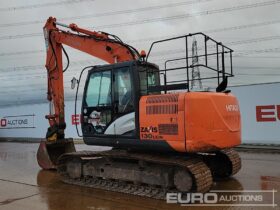 2014 Hitachi ZX130LCN-5B 10 Ton+ Excavators For Auction: Leeds – 22nd, 23rd, 24th & 25th January 25 @ 8:00am full