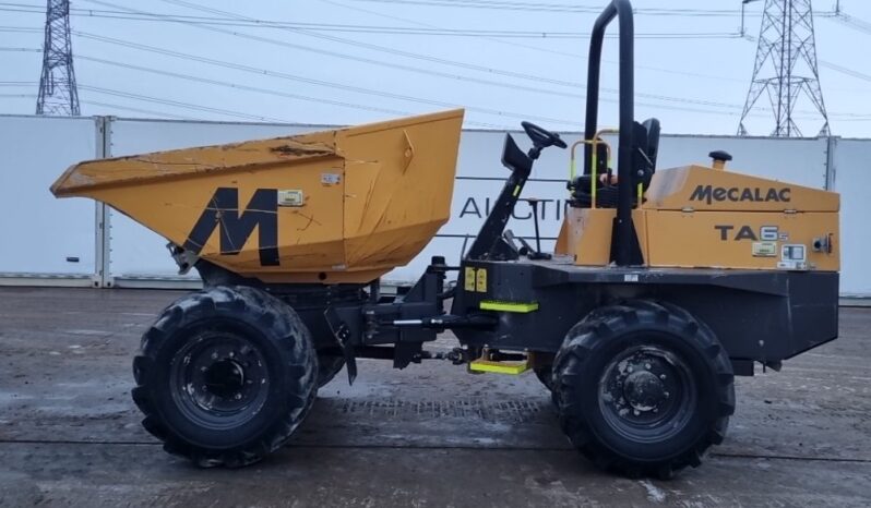 2022 Mecalac TA6S Site Dumpers For Auction: Leeds – 22nd, 23rd, 24th & 25th January 25 @ 8:00am full