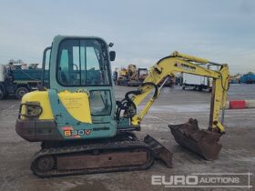 Yanmar B30V Mini Excavators For Auction: Leeds – 22nd, 23rd, 24th & 25th January 25 @ 8:00am full