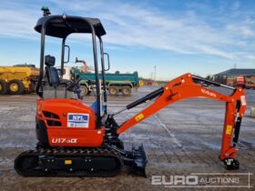 2024 Kubota U17-3A Mini Excavators For Auction: Leeds – 22nd, 23rd, 24th & 25th January 25 @ 8:00am full