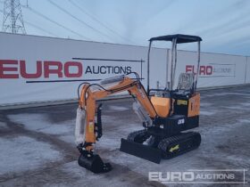 Unused 2024 Captok CK10 Micro Excavators For Auction: Leeds – 22nd, 23rd, 24th & 25th January 25 @ 8:00am