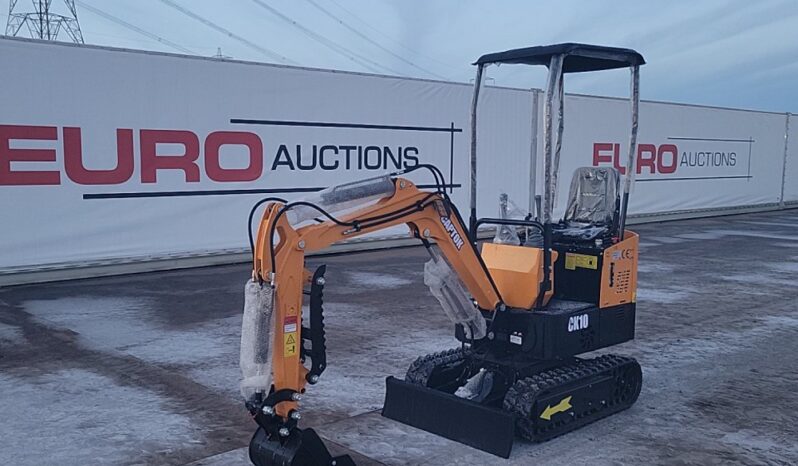 Unused 2024 Captok CK10 Micro Excavators For Auction: Leeds – 22nd, 23rd, 24th & 25th January 25 @ 8:00am