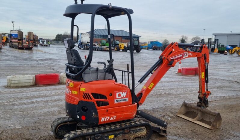 2020 Kubota U17-3A Mini Excavators For Auction: Leeds – 22nd, 23rd, 24th & 25th January 25 @ 8:00am full