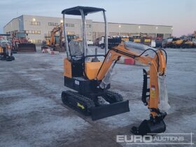 Unused 2024 Captok CK10 Micro Excavators For Auction: Leeds – 22nd, 23rd, 24th & 25th January 25 @ 8:00am full