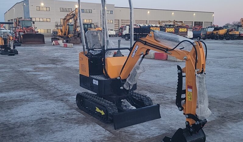 Unused 2024 Captok CK10 Micro Excavators For Auction: Leeds – 22nd, 23rd, 24th & 25th January 25 @ 8:00am full