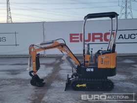 Unused 2024 Captok CK10 Micro Excavators For Auction: Leeds – 22nd, 23rd, 24th & 25th January 25 @ 8:00am full