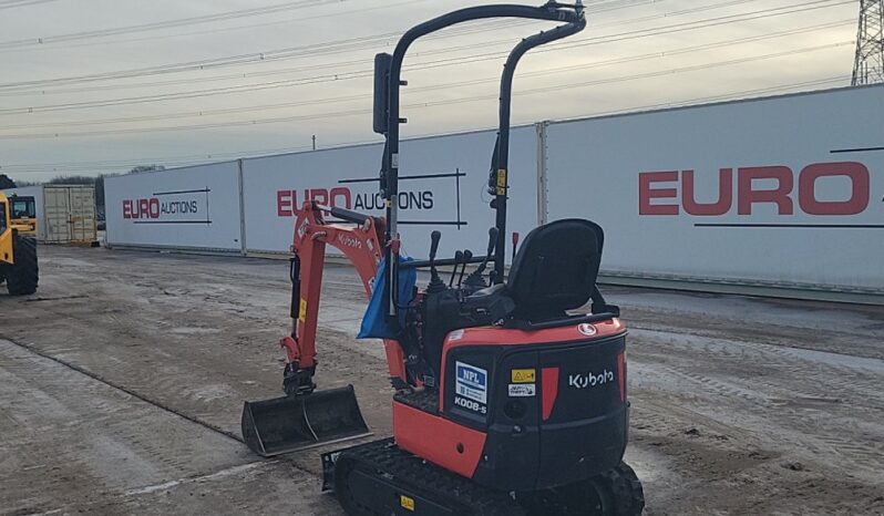 2024 Kubota K008-5 Micro Excavators For Auction: Leeds – 22nd, 23rd, 24th & 25th January 25 @ 8:00am full