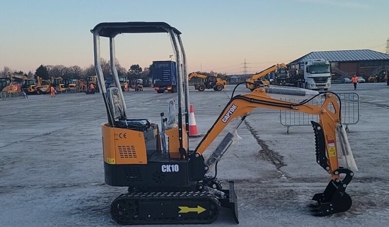 Unused 2024 Captok CK10 Micro Excavators For Auction: Leeds – 22nd, 23rd, 24th & 25th January 25 @ 8:00am full