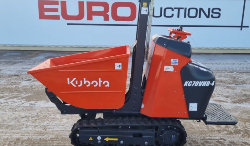 Unused Kubota KC70 Tracked Dumpers For Auction: Leeds – 22nd, 23rd, 24th & 25th January 25 @ 8:00am full