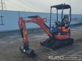 Unused 2024 Kubota U17-3A Mini Excavators For Auction: Leeds – 22nd, 23rd, 24th & 25th January 25 @ 8:00am