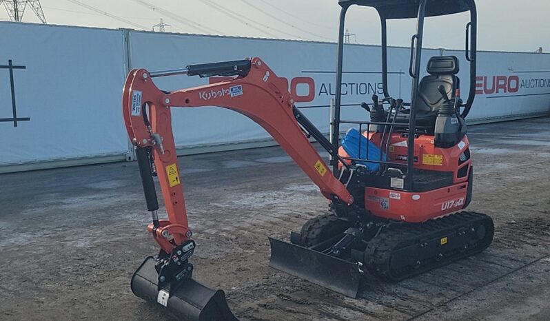 Unused 2024 Kubota U17-3A Mini Excavators For Auction: Leeds – 22nd, 23rd, 24th & 25th January 25 @ 8:00am