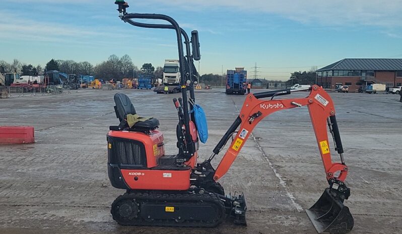 2024 Kubota K008-5 Micro Excavators For Auction: Leeds – 22nd, 23rd, 24th & 25th January 25 @ 8:00am full