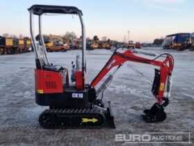 Unused 2024 Captok CK10 Micro Excavators For Auction: Leeds – 22nd, 23rd, 24th & 25th January 25 @ 8:00am full