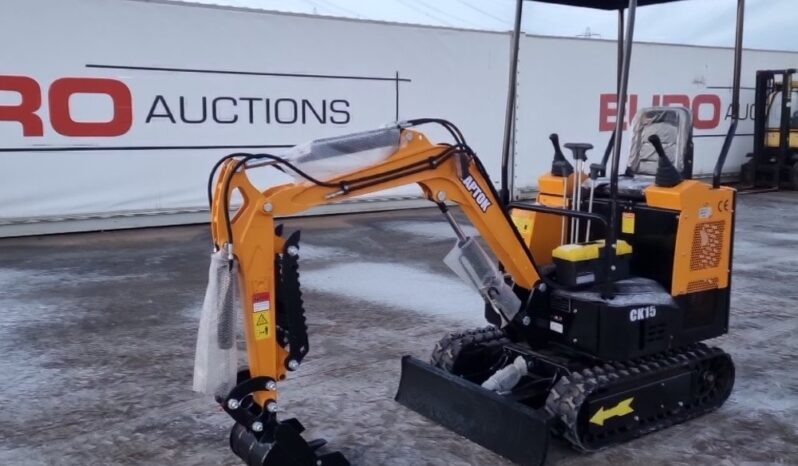 Unused 2024 Captok CK15 Micro Excavators For Auction: Leeds – 22nd, 23rd, 24th & 25th January 25 @ 8:00am