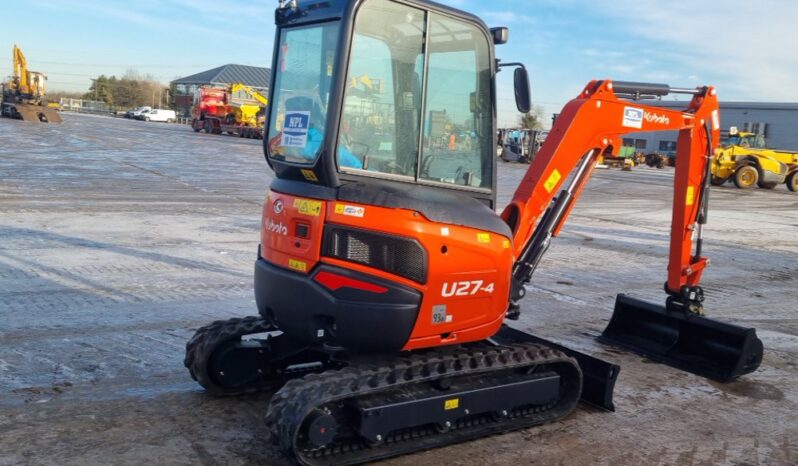 Unused 2024 Kubota U27-4 Mini Excavators For Auction: Leeds – 22nd, 23rd, 24th & 25th January 25 @ 8:00am full