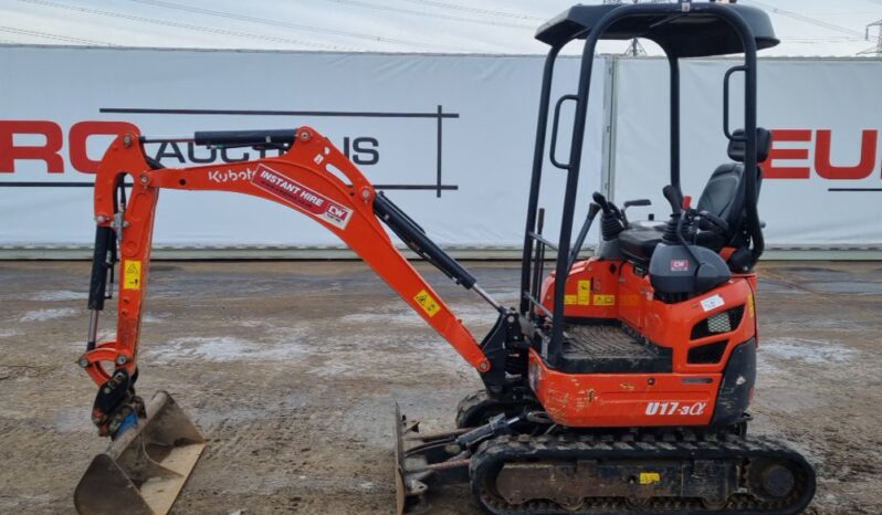 2020 Kubota U17-3A Mini Excavators For Auction: Leeds – 22nd, 23rd, 24th & 25th January 25 @ 8:00am full