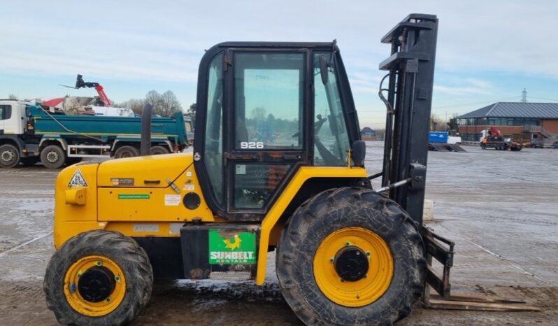 JCB 926 Rough Terrain Forklifts For Auction: Leeds – 22nd, 23rd, 24th & 25th January 25 @ 8:00am full