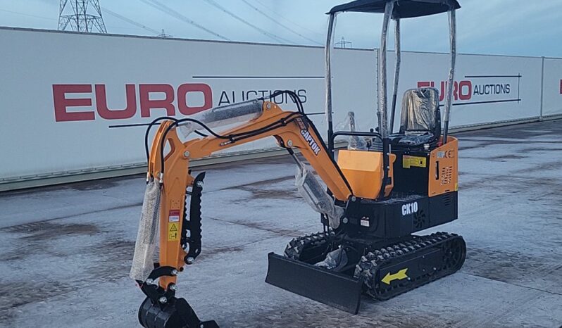 Unused 2024 Captok CK10 Micro Excavators For Auction: Leeds – 22nd, 23rd, 24th & 25th January 25 @ 8:00am