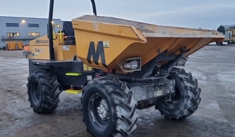 2022 Mecalac TA6S Site Dumpers For Auction: Leeds – 22nd, 23rd, 24th & 25th January 25 @ 8:00am full