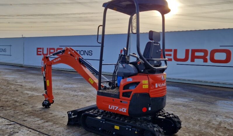 2024 Kubota U17-3A Mini Excavators For Auction: Leeds – 22nd, 23rd, 24th & 25th January 25 @ 8:00am full