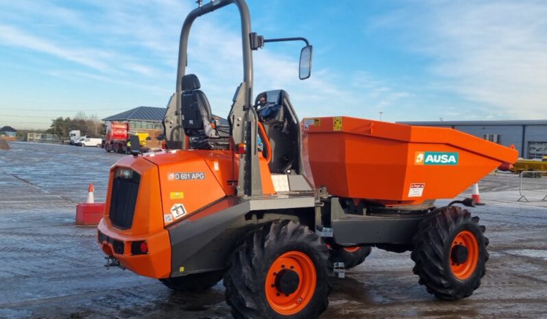 Unused Ausa D601 APG Site Dumpers For Auction: Leeds – 22nd, 23rd, 24th & 25th January 25 @ 8:00am full