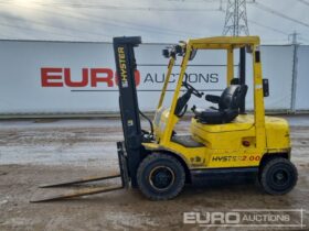 Hyster H2.00XM Forklifts For Auction: Leeds – 22nd, 23rd, 24th & 25th January 25 @ 8:00am full