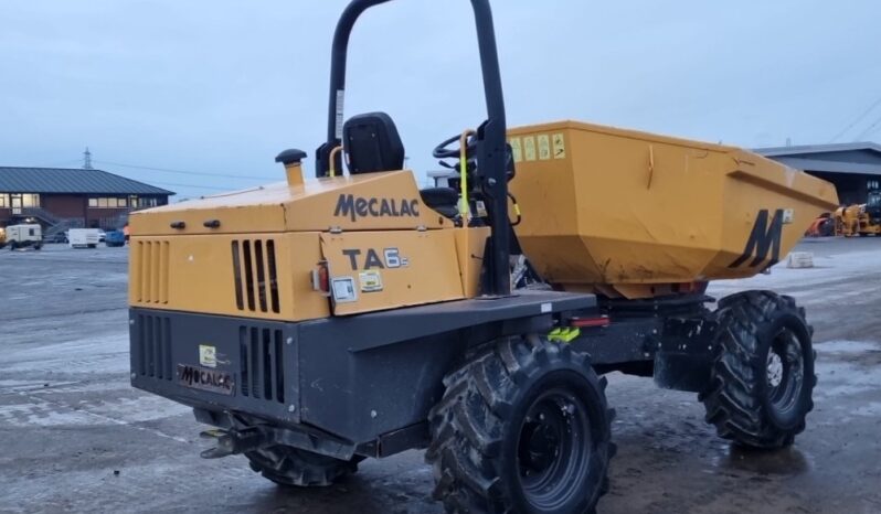 2022 Mecalac TA6S Site Dumpers For Auction: Leeds – 22nd, 23rd, 24th & 25th January 25 @ 8:00am full