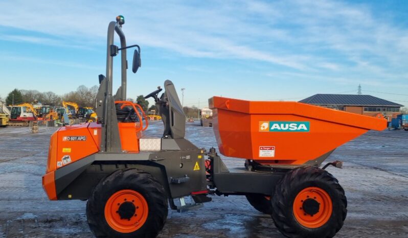 Unused Ausa D601 APG Site Dumpers For Auction: Leeds – 22nd, 23rd, 24th & 25th January 25 @ 8:00am full