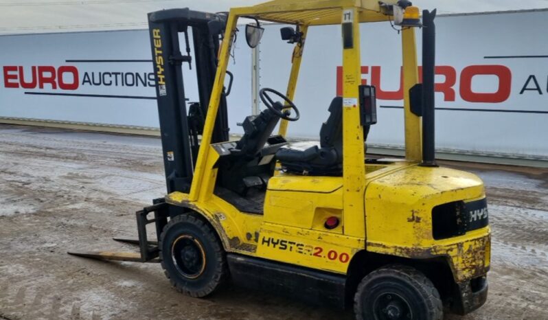 Hyster H2.00XM Forklifts For Auction: Leeds – 22nd, 23rd, 24th & 25th January 25 @ 8:00am full