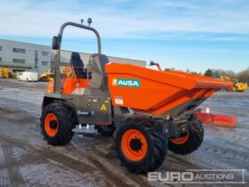 Unused Ausa D601 APG Site Dumpers For Auction: Leeds – 22nd, 23rd, 24th & 25th January 25 @ 8:00am full