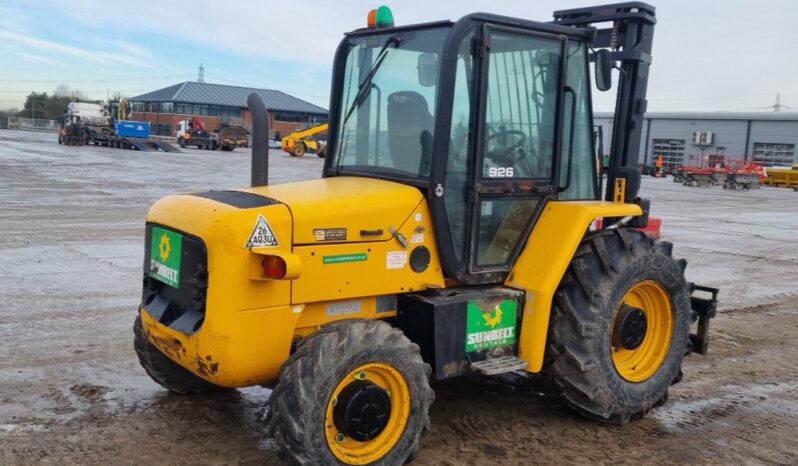 JCB 926 Rough Terrain Forklifts For Auction: Leeds – 22nd, 23rd, 24th & 25th January 25 @ 8:00am full