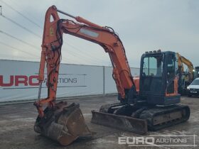 2013 Doosan DX80R 6 Ton+ Excavators For Auction: Leeds – 22nd, 23rd, 24th & 25th January 25 @ 8:00am