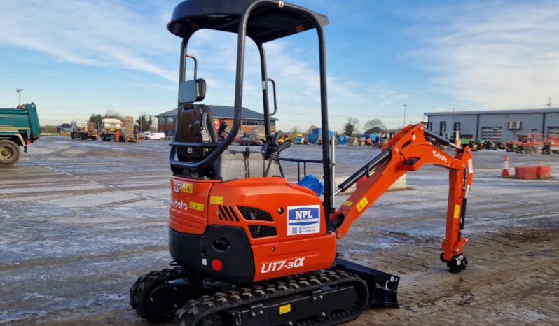 2024 Kubota U17-3A Mini Excavators For Auction: Leeds – 22nd, 23rd, 24th & 25th January 25 @ 8:00am full