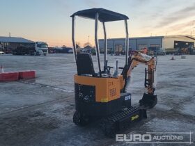 Unused 2024 Captok CK10 Micro Excavators For Auction: Leeds – 22nd, 23rd, 24th & 25th January 25 @ 8:00am full