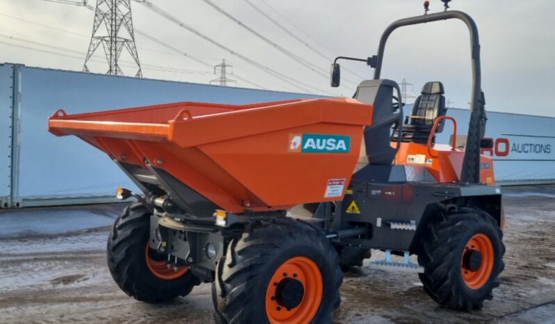 Unused Ausa D601 APG Site Dumpers For Auction: Leeds – 22nd, 23rd, 24th & 25th January 25 @ 8:00am