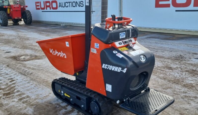 Unused Kubota KC70 Tracked Dumpers For Auction: Leeds – 22nd, 23rd, 24th & 25th January 25 @ 8:00am full