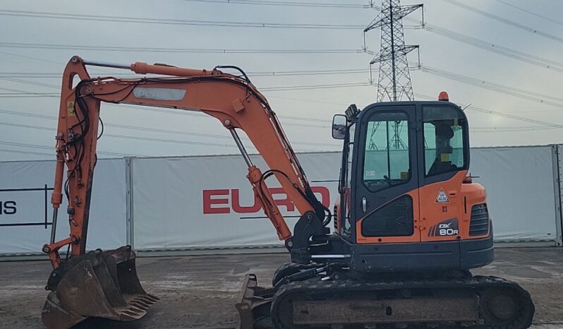 2013 Doosan DX80R 6 Ton+ Excavators For Auction: Leeds – 22nd, 23rd, 24th & 25th January 25 @ 8:00am full