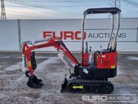 Unused 2024 Captok CK10 Micro Excavators For Auction: Leeds – 22nd, 23rd, 24th & 25th January 25 @ 8:00am full