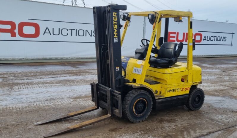 Hyster H2.00XM Forklifts For Auction: Leeds – 22nd, 23rd, 24th & 25th January 25 @ 8:00am