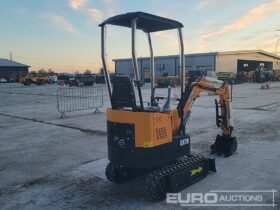 Unused 2024 Captok CK10 Micro Excavators For Auction: Leeds – 22nd, 23rd, 24th & 25th January 25 @ 8:00am full