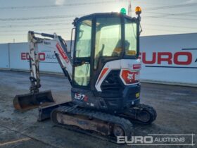 2020 Bobcat E27Z Mini Excavators For Auction: Leeds – 22nd, 23rd, 24th & 25th January 25 @ 8:00am full