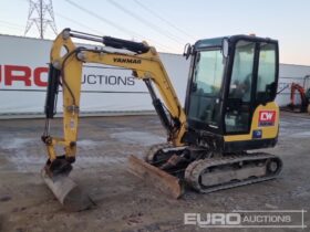 2020 Yanmar SV26 Mini Excavators For Auction: Leeds – 22nd, 23rd, 24th & 25th January 25 @ 8:00am